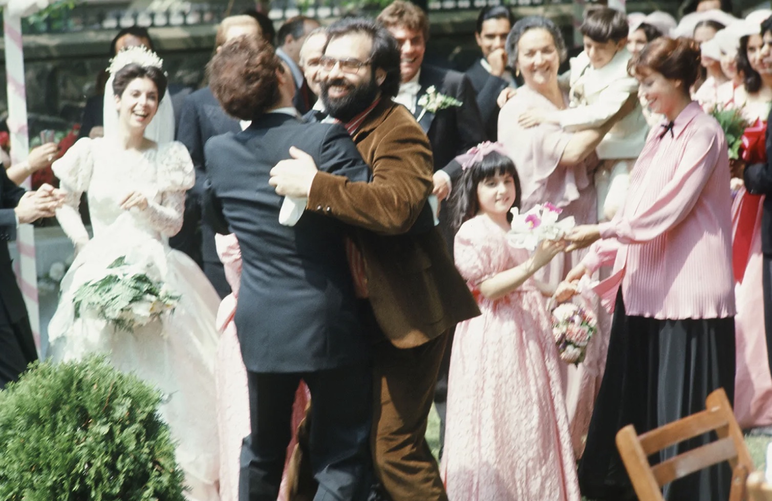 Frances Ford Copolla during the opening wedding scene